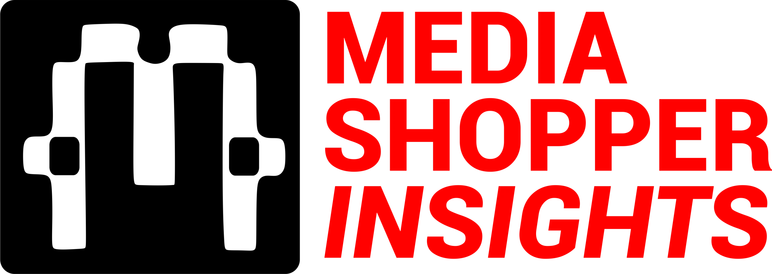 Logo Media Shopper Insights vermelha